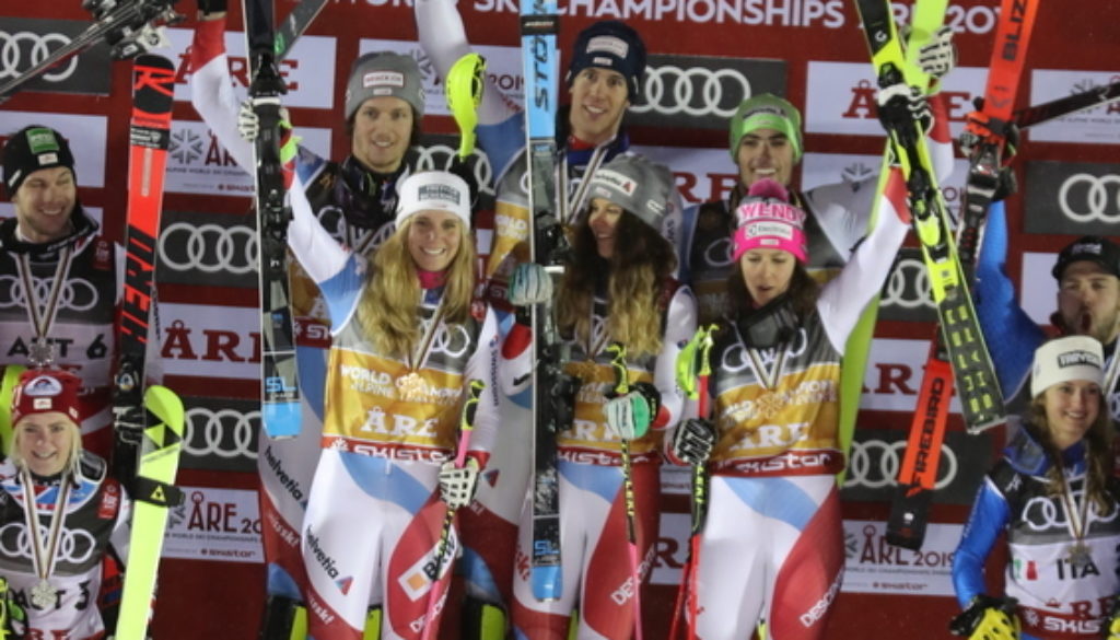 TEAM SWITZERLAND,DANIOTH Aline,ELLENBERGER Andrea,HOLDENER Wendy,SIMONET Sandro,YULE Daniel,ZENHAEUSERN Ramon